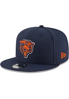 New Era Chicago Bears Navy Blue Basic 9FIFTY Mens Snapback Hat