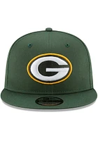 New Era Green Bay Packers Green Basic 9FIFTY Mens Snapback Hat
