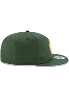 New Era Green Bay Packers Green Basic 9FIFTY Mens Snapback Hat