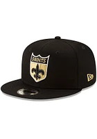 New Era New Orleans Saints Black Basic 9FIFTY Classic Mens Snapback Hat
