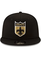 New Era New Orleans Saints Black Basic 9FIFTY Classic Mens Snapback Hat