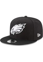 New Era Philadelphia Eagles Black Basic 9FIFTY Classic Mens Snapback Hat