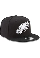 New Era Philadelphia Eagles Black Basic 9FIFTY Classic Mens Snapback Hat