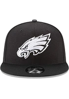 New Era Philadelphia Eagles Black Basic 9FIFTY Classic Mens Snapback Hat