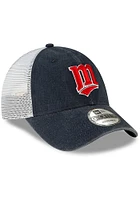 New Era Minnesota Twins Cooperstown Trucker 9FORTY Adjustable Hat - Navy Blue