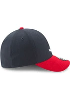 New Era Atlanta Braves Mens Navy Blue Team Classic 39THIRTY Flex Hat