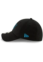 New Era Miami Marlins Mens Black Team Classic 39THIRTY Flex Hat