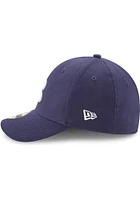 New Era Tampa Bay Rays Mens Navy Blue Team Classic 39THIRTY Flex Hat