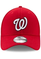 New Era Washington Nationals Mens Red Team Classic 39THIRTY Flex Hat