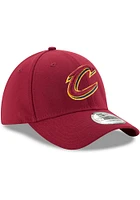 New Era Cleveland Cavaliers Mens Maroon Team Classic 39THIRTY Flex Hat