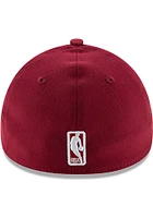 New Era Cleveland Cavaliers Mens Maroon Team Classic 39THIRTY Flex Hat