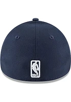 New Era Indiana Pacers Mens Navy Blue Team Classic 39THIRTY Flex Hat