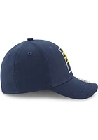 New Era Indiana Pacers Mens Navy Blue Team Classic 39THIRTY Flex Hat