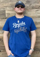 New Era Kansas City Royals Blue Reflection Short Sleeve Fashion T Shirt