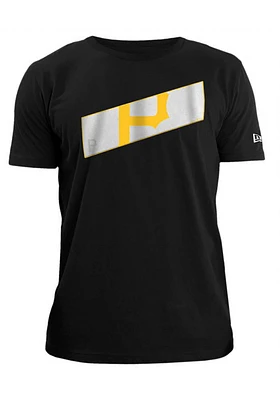 New Era Pittsburgh Pirates Black Banner Short Sleeve Fashion T Shirt