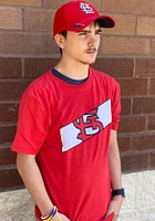 New Era St Louis Cardinals Red Banner Short Sleeve Fashion T Shirt