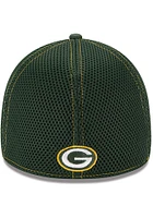 New Era Green Bay Packers Mens Team Neo 39THIRTY Iconic Flex Hat