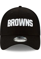 New Era Cleveland Browns Mens Black White Neo 39THIRTY Flex Hat