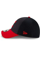 New Era Cleveland Guardians Mens Navy Blue Team Neo 39THIRTY Flex Hat