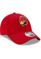 New Era St Louis Cardinals 2020 Clubhouse Stretch 9FORTY Adjustable Hat - Red