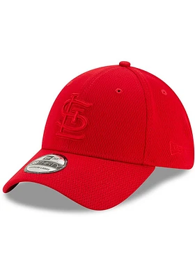 New Era St Louis Cardinals Mens Red Perf Tone 39THIRTY Flex Hat