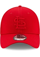 New Era St Louis Cardinals Mens Red Perf Tone 39THIRTY Flex Hat