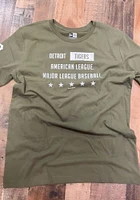 New Era Detroit Tigers Olive Five Stars Short Sleeve T Shirt
