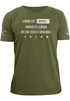 New Era Kansas City Royals Olive Five Stars Short Sleeve T Shirt