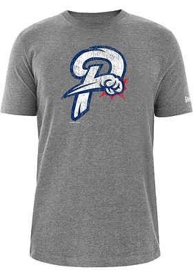 New Era Reading Fightin Phils Grey Copa Short Sleeve T Shirt