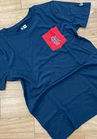 New Era St Louis Cardinals Navy Blue Pocket Logo Short Sleeve T Shirt