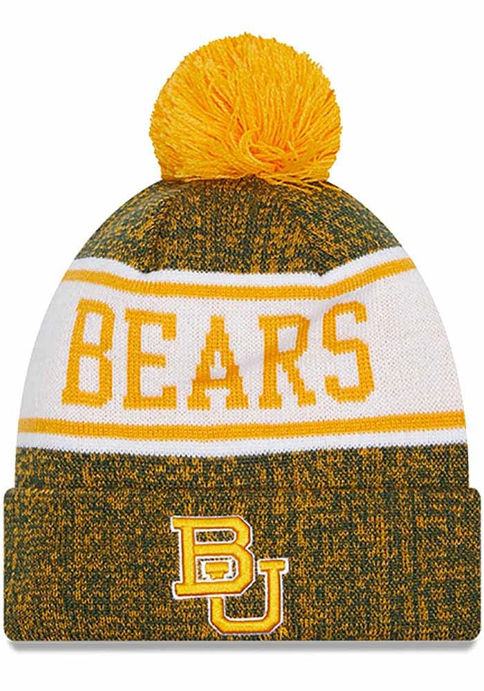New Era Baylor Bears Green Banner Mens Knit Hat