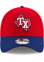 New Era Texas Rangers Mens Red Team Classic 39THIRTY Flex Hat