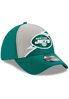 New Era York Jets Mens Green Bolt 39THIRTY Flex Hat