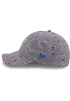 New Era Kansas Jayhawks Grey JR TOD Blossom 9TWENTY Adjustable Toddler Hat