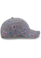 New Era Kansas Jayhawks Grey JR TOD Blossom 9TWENTY Adjustable Toddler Hat