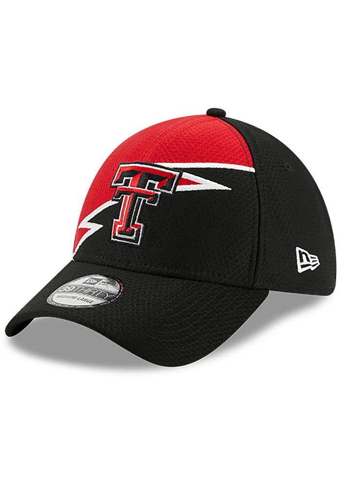 New Era Texas Tech Red Raiders Mens Bolt 39THIRTY Flex Hat