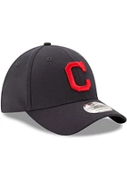 New Era Cleveland Guardians Navy Blue Road Team Classic JR 39THIRTY Adjustable Toddler Hat