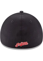 New Era Cleveland Guardians Navy Blue Road Team Classic JR 39THIRTY Adjustable Toddler Hat