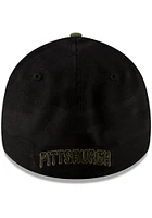 New Era Pittsburgh Pirates Black Alt 3 Team Classic JR 39THIRTY Adjustable Toddler Hat