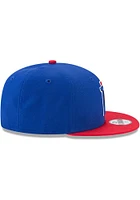 New Era Detroit Pistons Blue 2T JR 9FIFTY Youth Snapback Hat