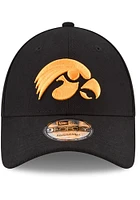 New Era Iowa Hawkeyes The League 9FORTY Adjustable Hat - Black
