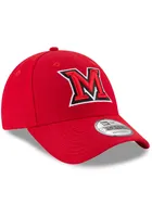 New Era Miami RedHawks The League 9FORTY Iconic Adjustable Hat - Red