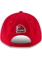 New Era Miami RedHawks The League 9FORTY Iconic Adjustable Hat - Red