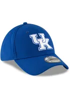 New Era Kentucky Wildcats Mens Blue Team Classic 39THIRTY Flex Hat