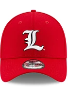 New Era Louisville Cardinals Mens Red Team Classic 39THIRTY Flex Hat