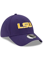New Era LSU Tigers Mens Purple Team Classic 39THIRTY Flex Hat