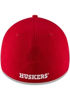 New Era Nebraska Cornhuskers Mens Red Team Classic 39THIRTY Flex Hat
