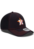 New Era Houston Astros Mens Navy Blue Team Neo 39THIRTY Flex Hat