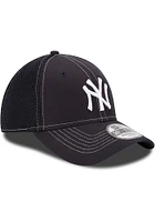 New Era York Yankees Mens Navy Blue Team Neo 39THIRTY Flex Hat