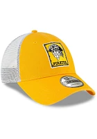 New Era Pittsburgh Pirates Cooperstown Trucker 9FORTY Adjustable Hat - Yellow